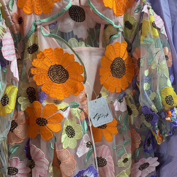 For Love & Lemons Prato Mini Dress new with tags size small free people